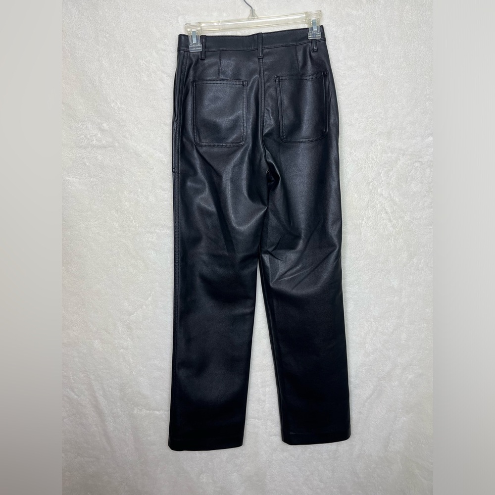 Wilfred Free Lucy Pants Black High Waisted
Vegan Leather Straight Leg Size 0 - Picture 3 of 12